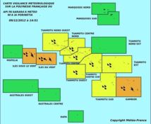 Alerte météo : vigilance Orange sur une partie de la Polynésie