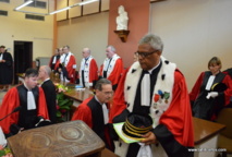 Audience solennelle de rentrée au Palais de justice de Papeete