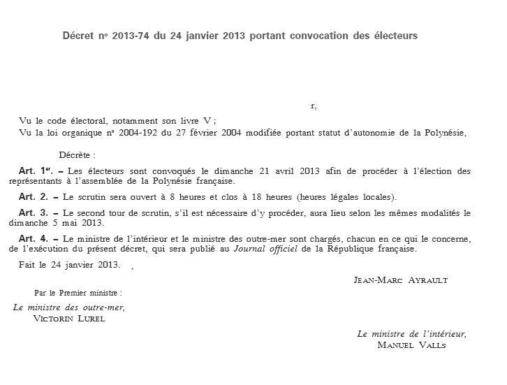 Date des Territoriales: Jean-Marc Ayrault publie le décret officiel