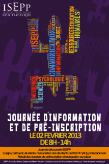 Journée Portes ouvertes à l'ISEPP samedi 2 février