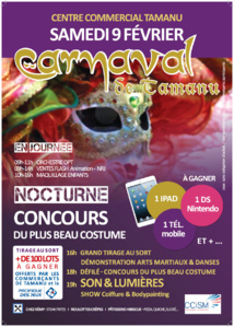 1er carnaval de Tamanu ce samedi 9 février