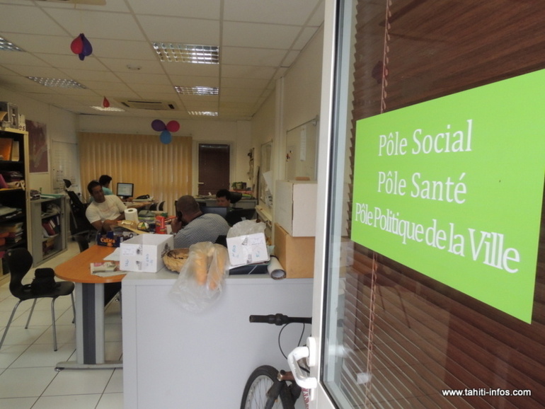 Le pôle social de la commune de Punaauia se situe à l'arrière du bâtiment principal de la mairie.