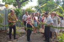 Inauguration ce mardi matin du jardin de l'assemblée réaménagé après 4 mois de travaux.