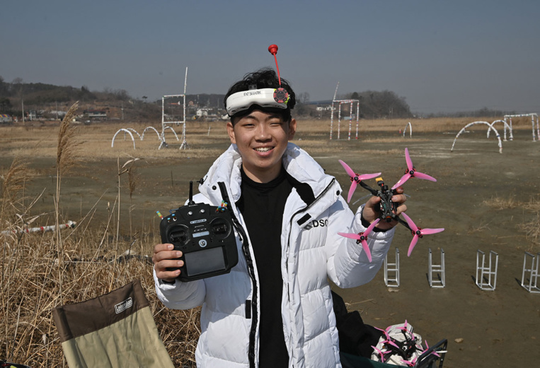A 18 ans, l'as sud-coréen de la course de drones voit déjà poindre la retraite