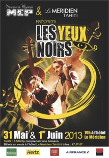 Les Yeux Noirs en concert le 31 mai et 1er juin au Méridien