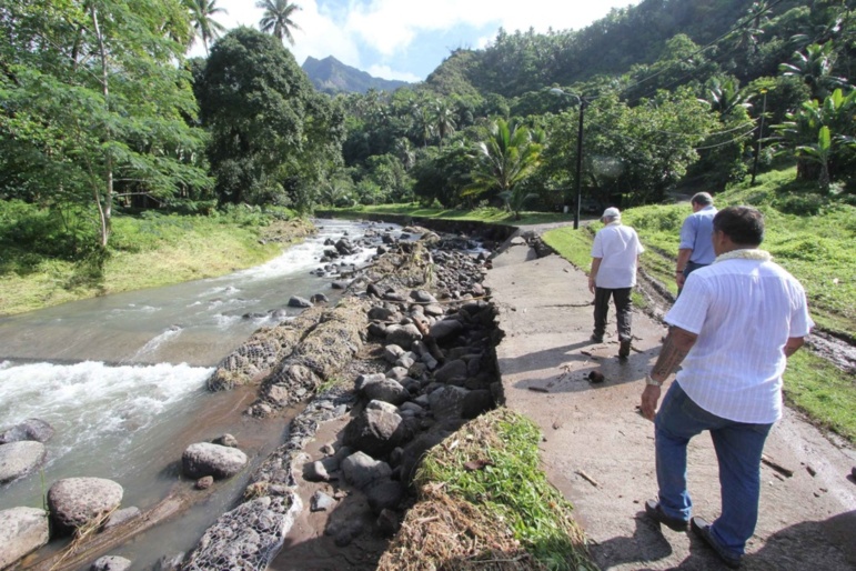 Intempéries à Hiva Oa: les dégâts estimés à 200 millions Fcpf