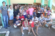 Remise de certificats de permis de plaisance à Faaone