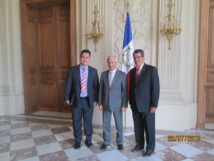 Edouard Fritch rencontre le président de l’Assemblée nationale