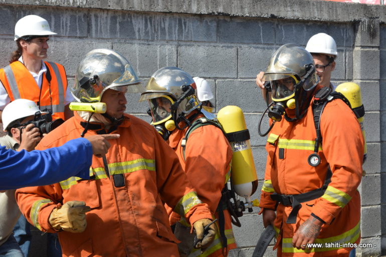 Simulation d’incendie sur un poste électrique majeur à Tipaerui