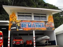 Une maison complètement détruite par un incendie à Mahina