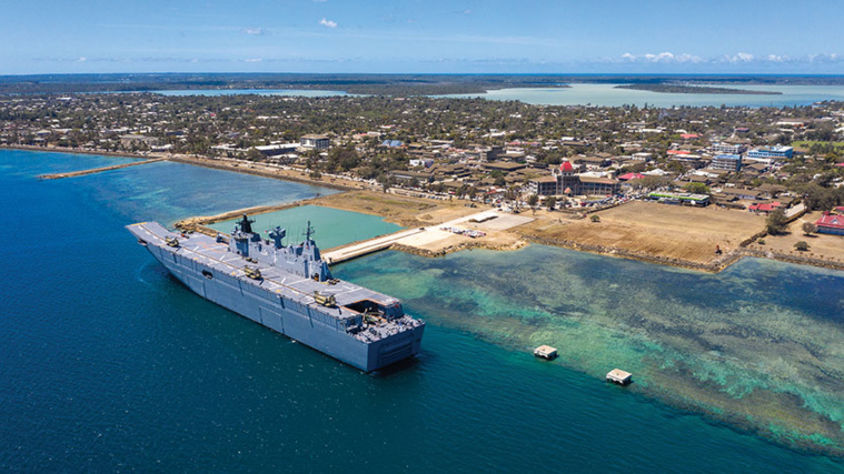 POIS CHRISTOPHER SZUMLANSKI / AUSTRALIAN DEFENCE FORCE / AFP