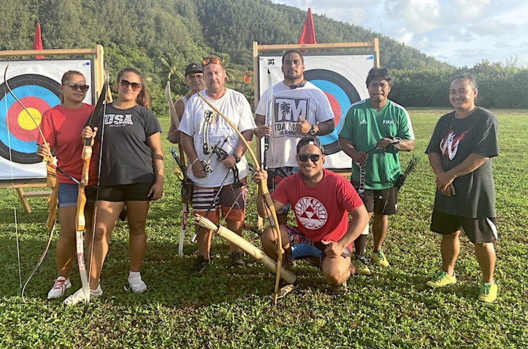 L’équipe de tir à l’arc de Huahine vise les Jeux du Pacifique en décembre 2023 aux îles Salomon.