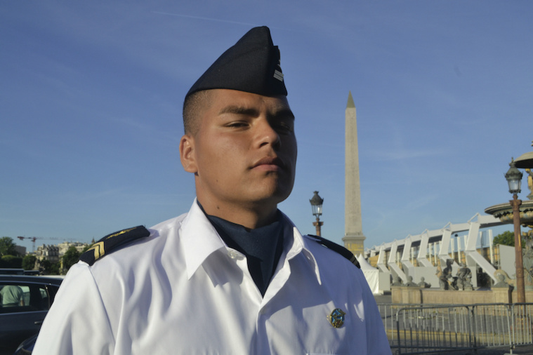 Matteo, prêt à défiler à Paris.