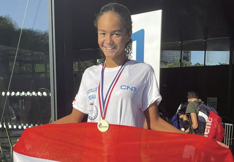 Deux titres de championnes de France pour Déotille Videau agrémentés de trois records de Polynésie.