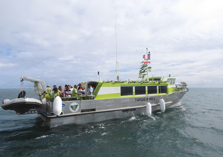 ​Tapuae Manu 4, nouveau navire de l'île interdite