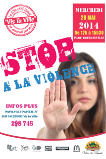 « Vis ta Ville » invite les jeunes à dire Stop à la violence ! ce mercredi 28 mai au Parc Bougainville