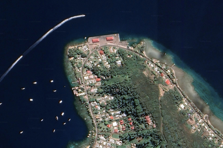 Le marché du quai de Farepiti à Bora Bora annulé