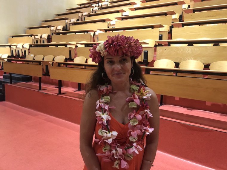 Catherine Rossi à l'UPF le 18 novembre.