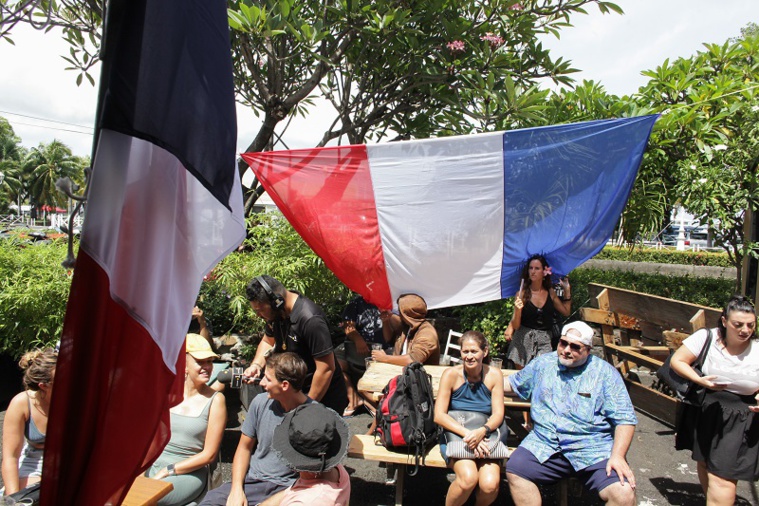 La finale de la Coupe du monde sur écran géant à la présidence