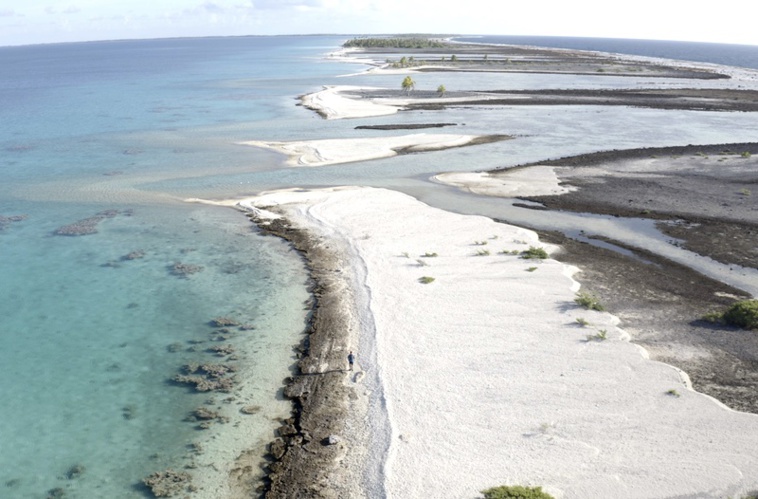 Le parcours s'étendait sur 22 kilomètres, du côté est de l’atoll, du motu Honopaku au lieu-dit O’Tahiti.©Teraumihi Tane