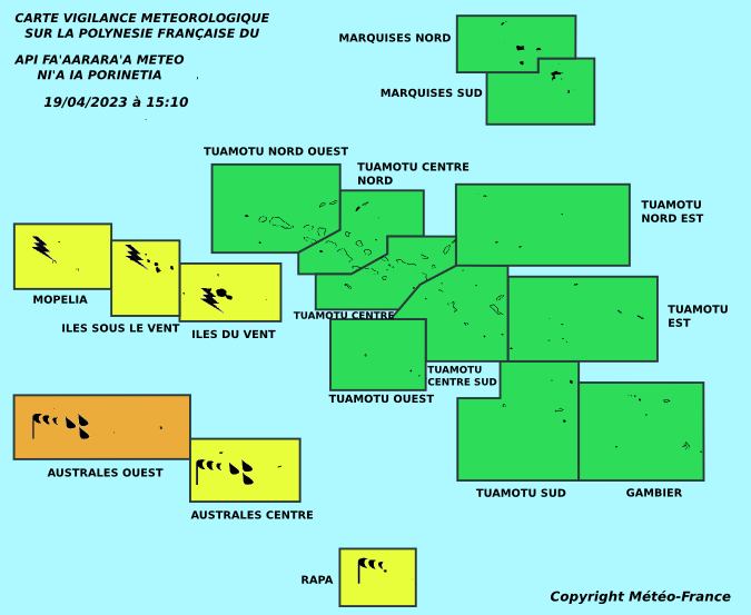 © Météo-France Polynésie française.