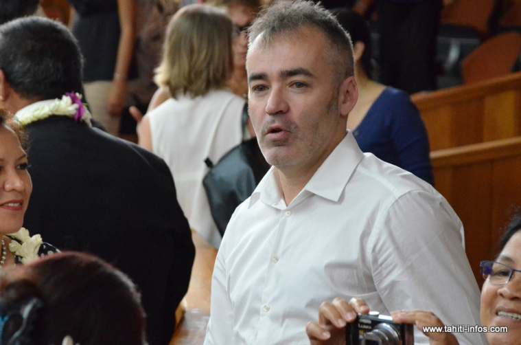 Stéphane Diémert, le 5 décembre 2013 à l'assemblée de la Polynésie française.