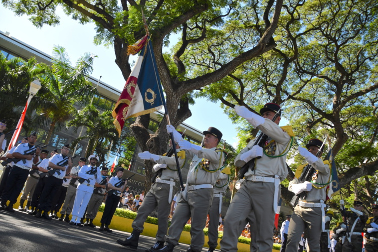 La fête nationale ou l'occasion pour les corps d'armée de la République Française d'honorer ses soldats.