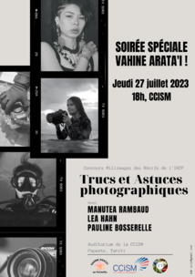 Une soirée “trucs et astuces photographiques” pour les vahine