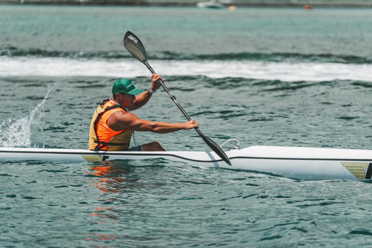 L'ancien rameur d'EDT Va'a, Charles Taie, sera l'un des leaders de la sélection tahitienne avec Iloha Eychenne. (photo : Fédération polynésienne de kayak surfski)