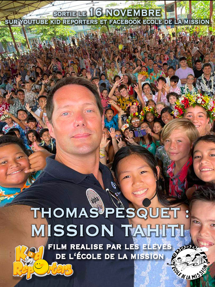 ​Thomas Pesquet : mission Tahiti disponible sur YouTube