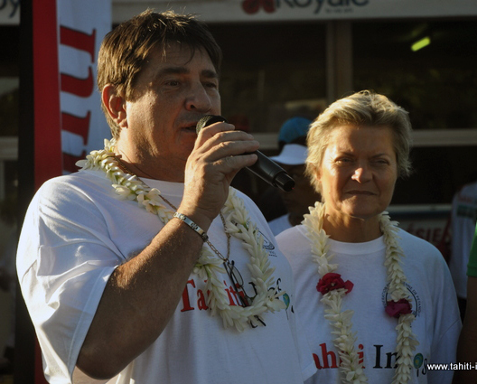 Alain BARBAROUX, Directeur de publication de Fenua Communication ainsi que Nathalie MONTELLE, Rédactrice en chef de Tahiti Infos