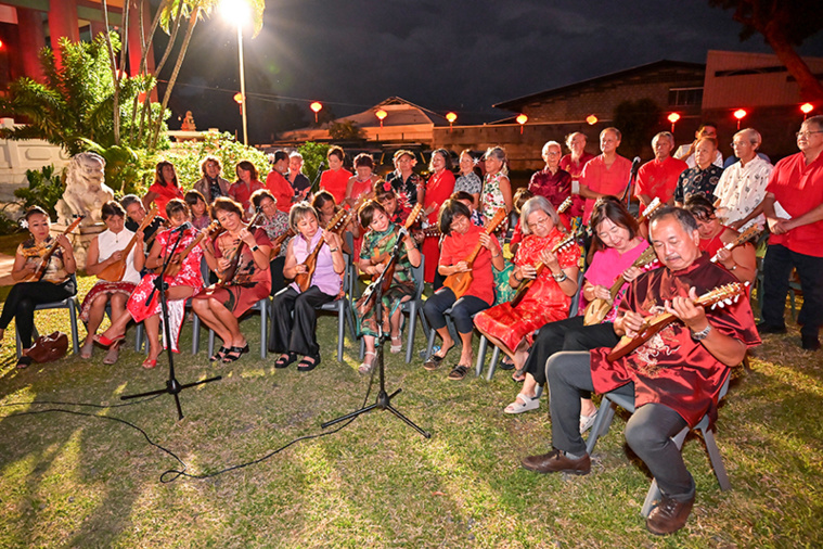 Plus de 400 personnes fêtent la Lune au temple Kanti