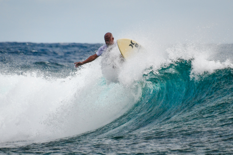 Wilfred Villet, vainqueur de cette édition spéciale 30 ans de la Taapuna Master du côté des lauréats de la décennie 1994-2003 !