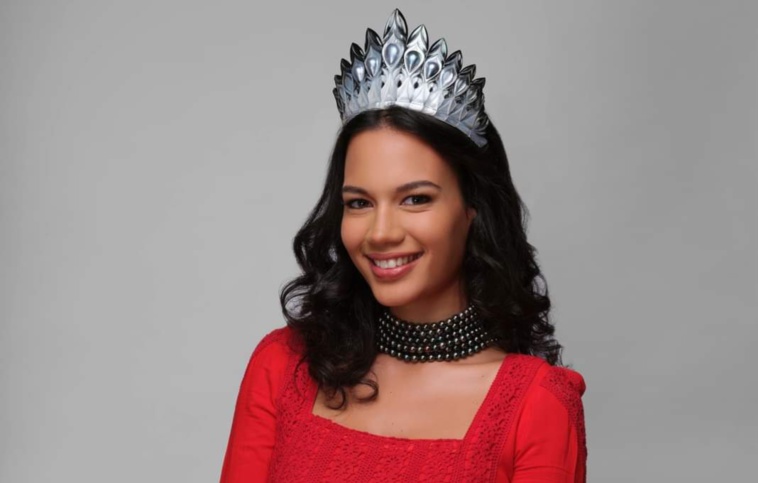 Le 14 décembre prochain, Temanava Domingo représentera le Fenua au prestigieux concours national (Crédit : Teikidev/Miss Tahiti).