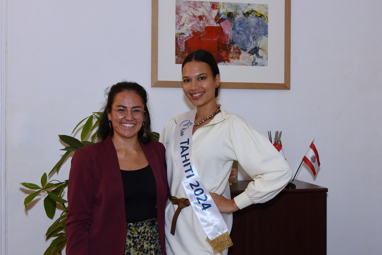 Miss Tahiti prête pour le grand soir