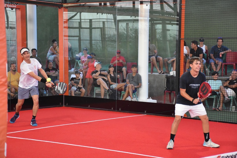 La paire Montalban/Champes gagnante du U Padel Cup 2024.