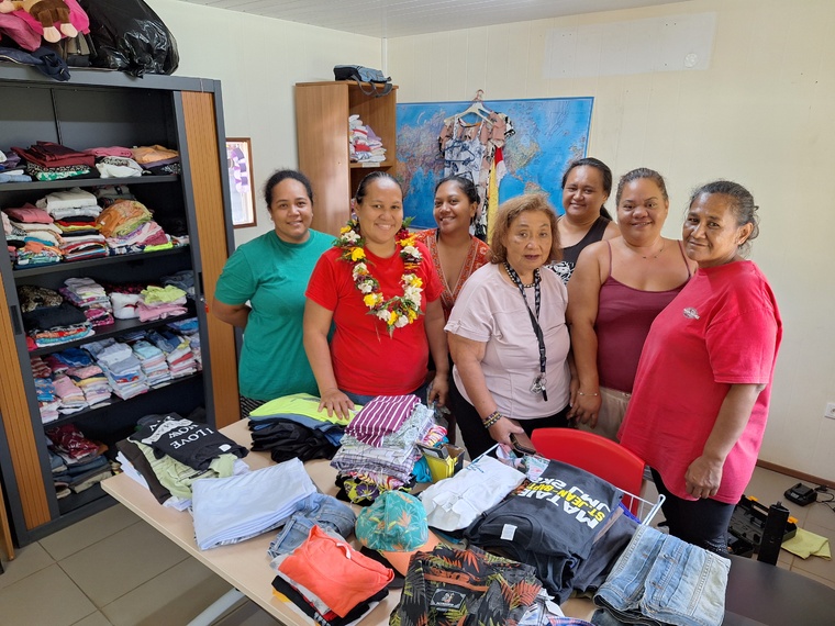 Recyclage solidaire à Mataiea