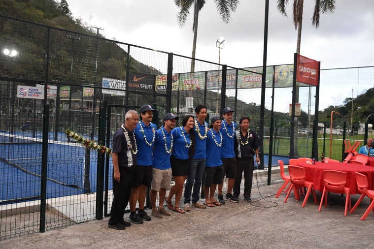 La belle équipe de l’AS Dragon padel.