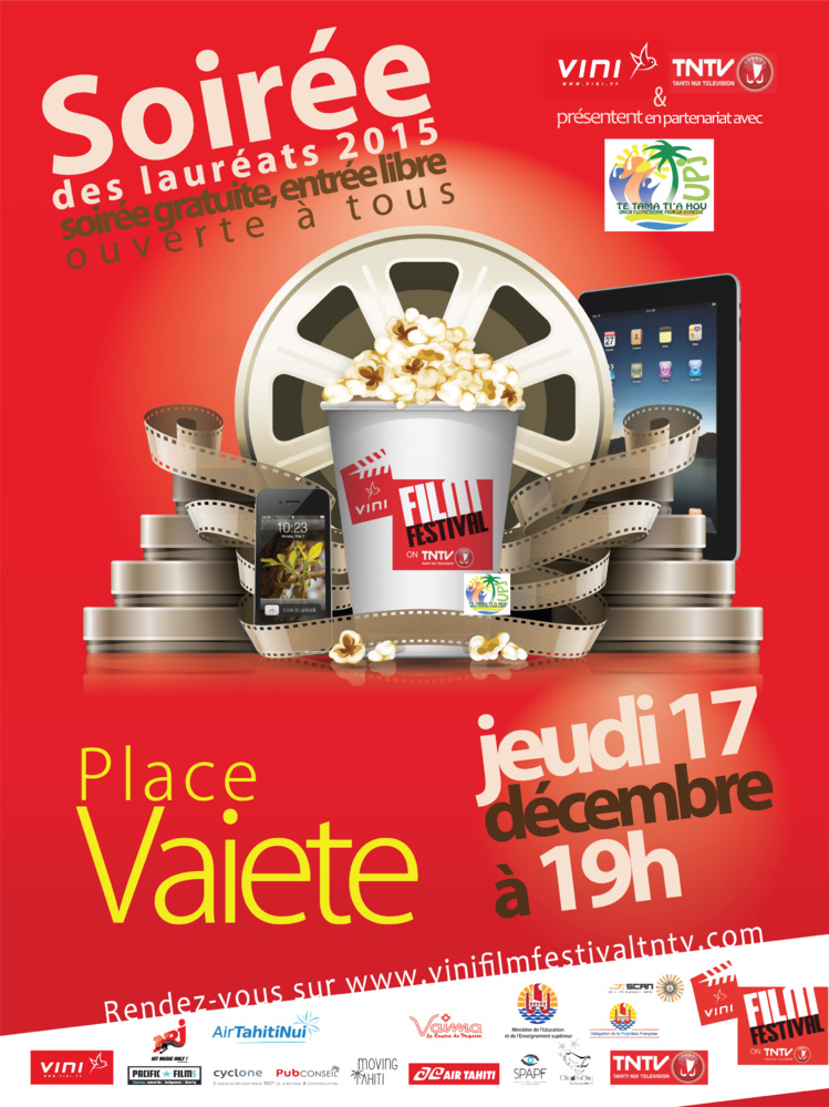 Vini film festival on TNTV : les lauréats révélés demain soir place Vaiete