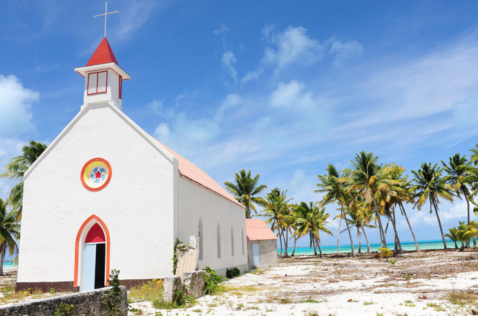Eglise du Sacré-Coeur de Otepipi à Anaa, Tuamotu