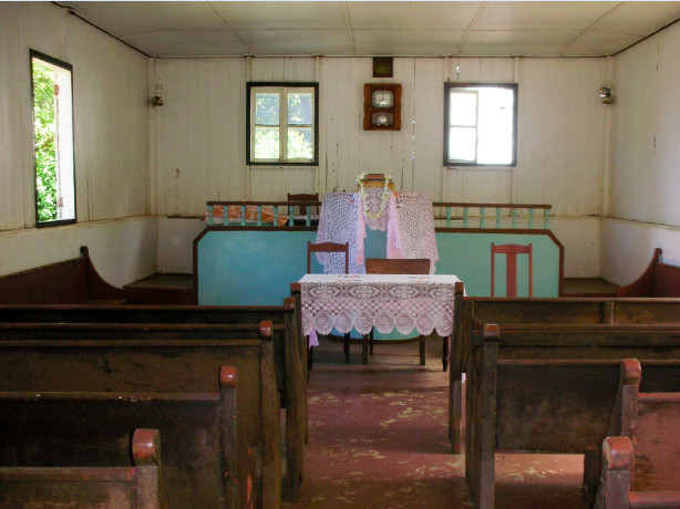 Temple protestant de Vaitahu à Tahuata, Marquises