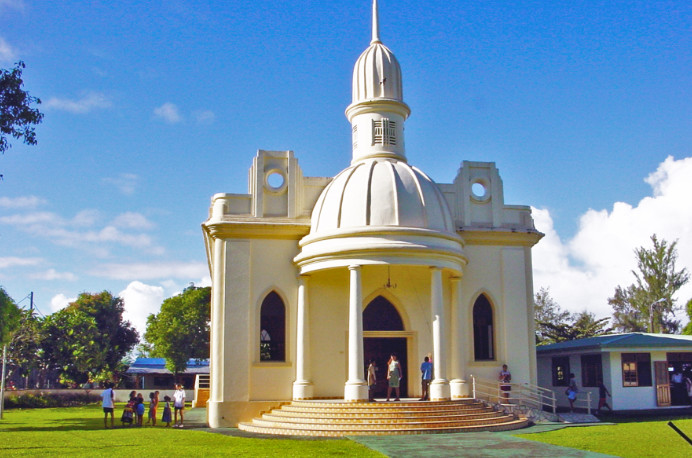 Temple protestant de Mataiea, Tahiti