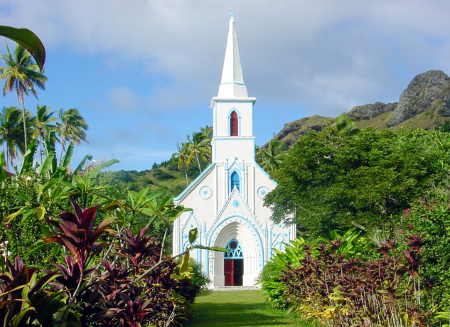 Église Saint-Gabriel de Taravai, Gambier