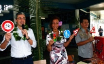 Campagne de sécurité routière dans les écoles : Nicole Sanquer-Fareata signe une convention avec l’entreprise Total