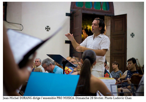 Pro Musica a donné deux concerts  baroques très applaudis à la cathédrale de Papeete