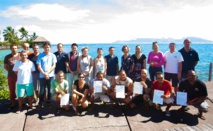 Remise des attestations de réussite à la formation professionnelle de guide de plongée subaquatique