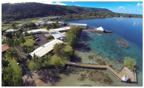 Le centre Ifremer du Pacifique, à Tahiti (Vairao, Taiarapu ouest - Crédit photo : Ifremer)