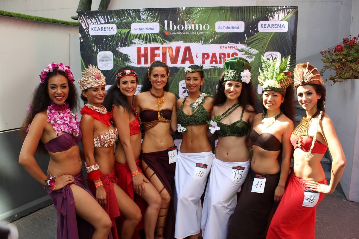 La troupe O Tahiti Nui, grand vainqueur du Heiva i Paris 2016. (Photo : Jean Faatau pour Outre-mer 360)