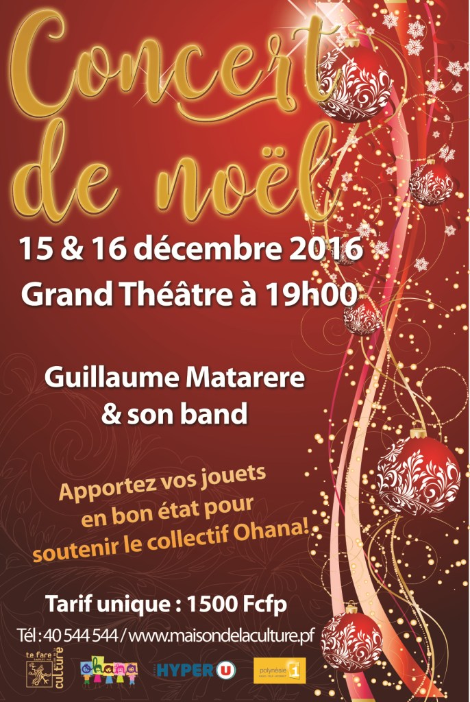 Concert de Noël : Guillaume Matarere et son band chanteront pour les enfants défavorisés