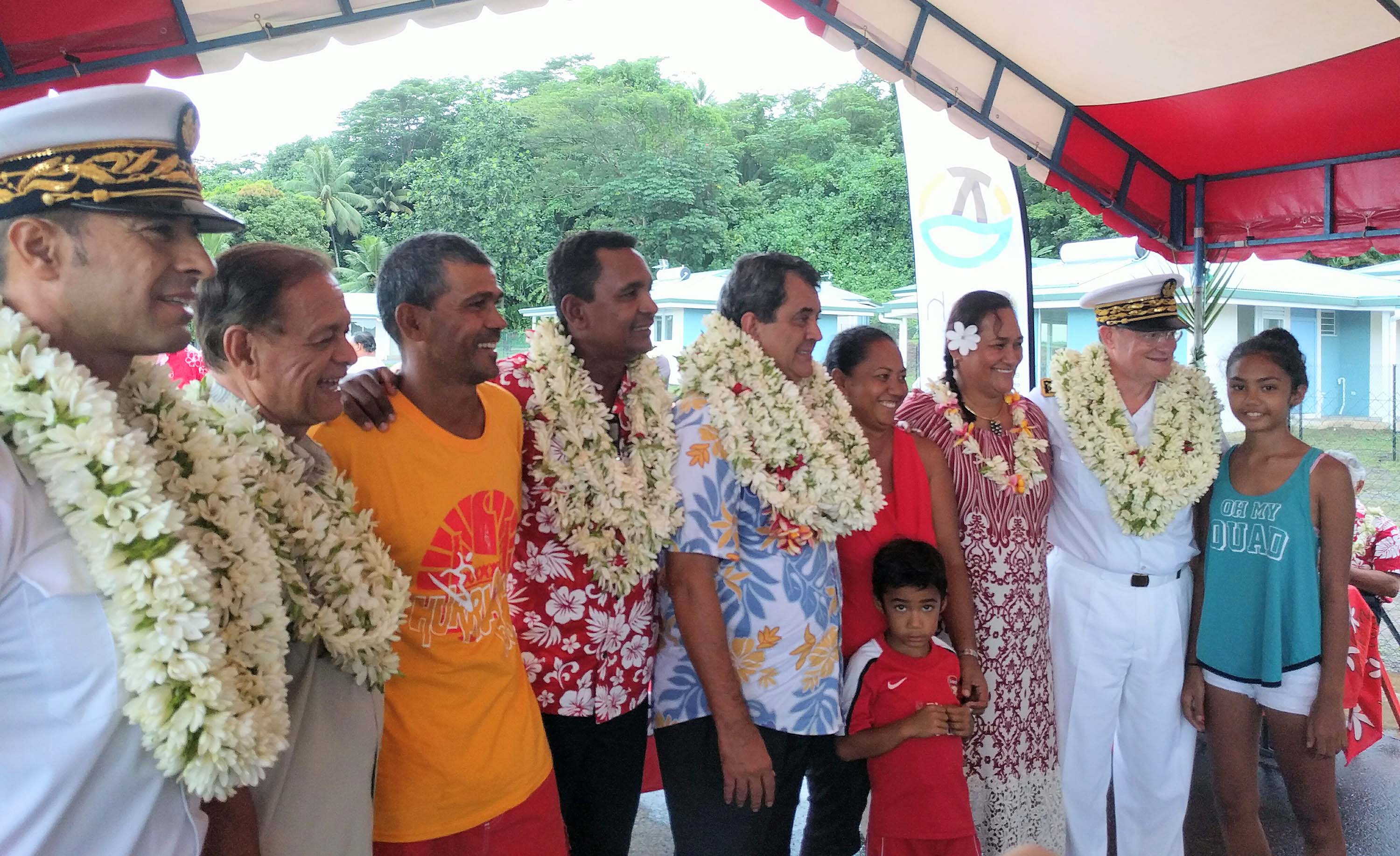 Inauguration de 23 logements individuels à Raiatea